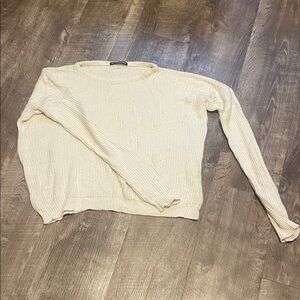 Brandy Melville Ivory Knit Sweater